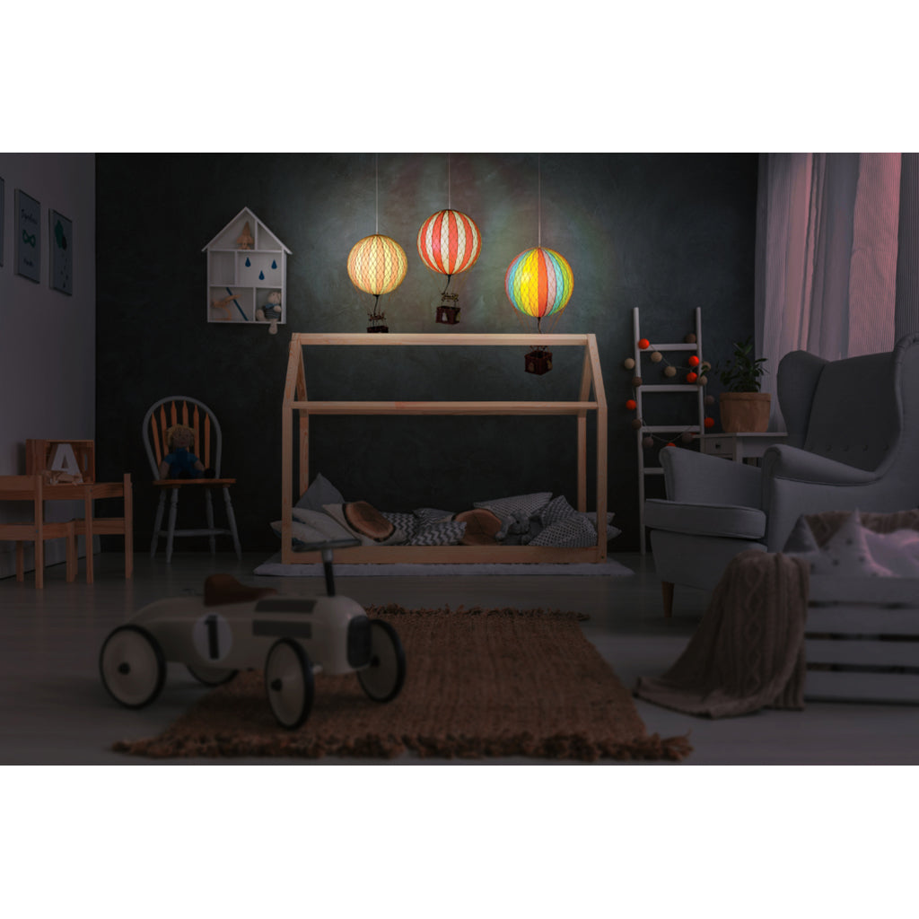 LED Luftballong, Royal Aero blue light - 32 cm