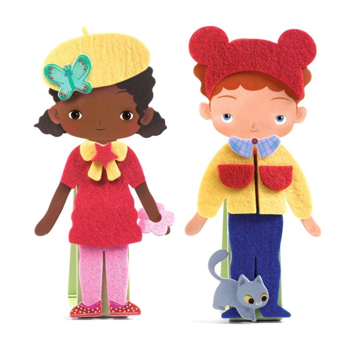 Djeco filtkollage, Soft dress-up