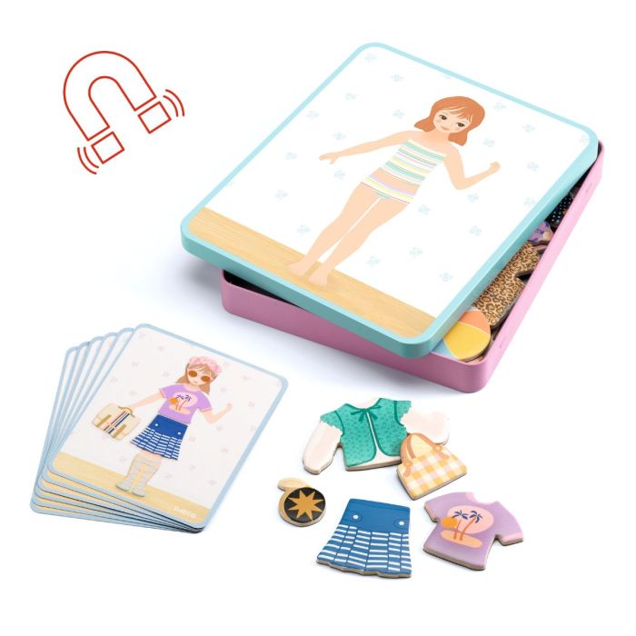 Djeco magnetlek, Inzebox – Påklädning