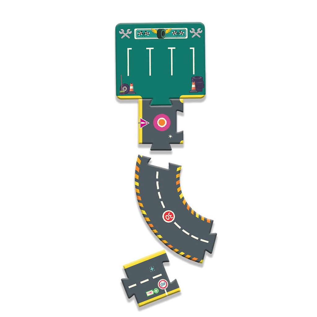 Djeco Crazy Motors pussel, Väg - 26 bitar
