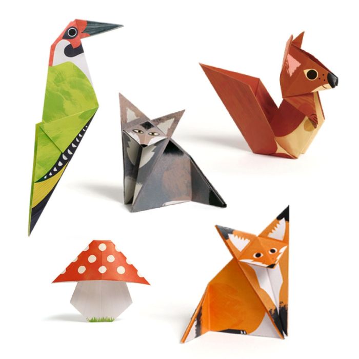 Djeco Origami, Skoven – nivå 3