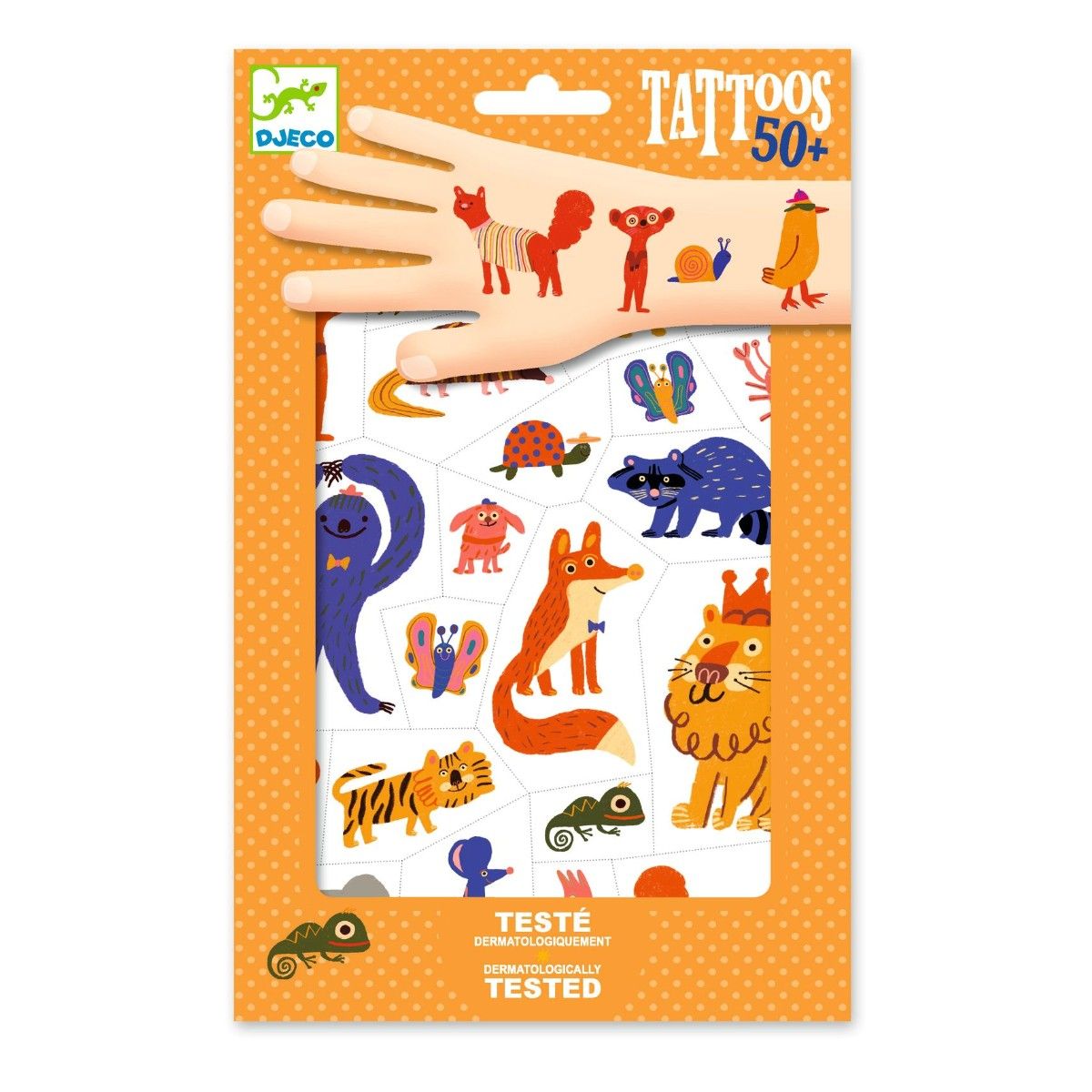 Djeco Tatueringar, Roliga djur