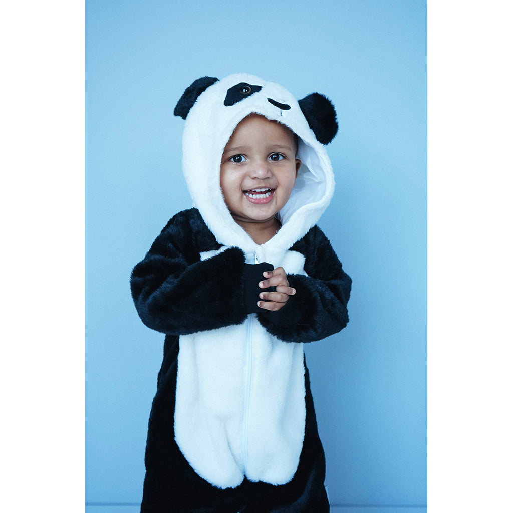 Den goda Fen djurdräkt, Panda jumpsuit - 3-4 år