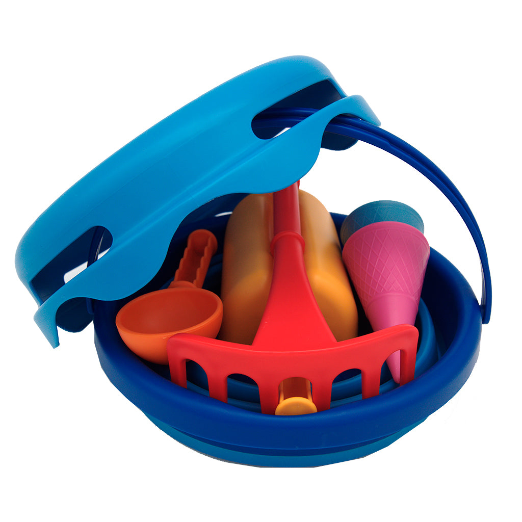 Compactoys sandleksaker, 7-i-1 – Blue