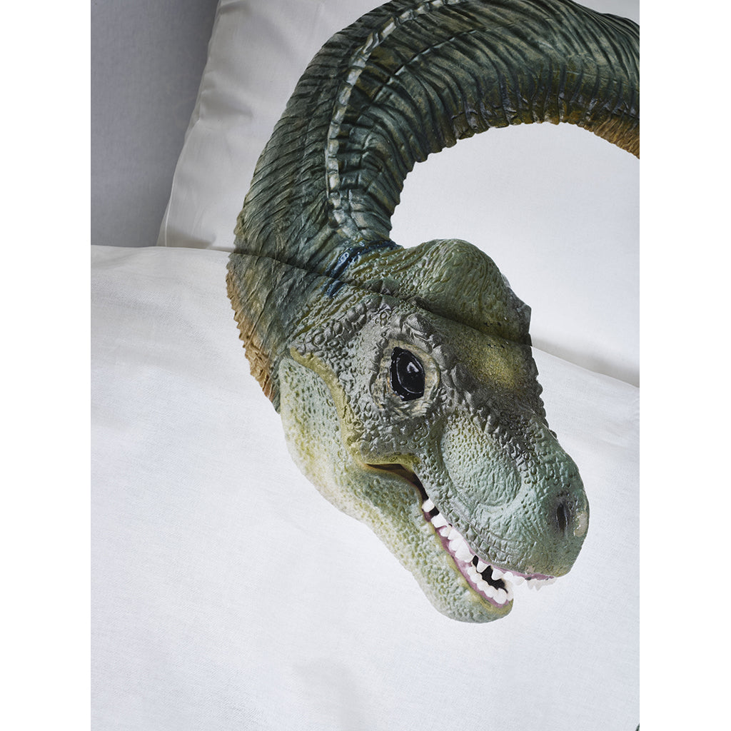 Snurk vuxensängkläder, ekologisk - Brontosaurus