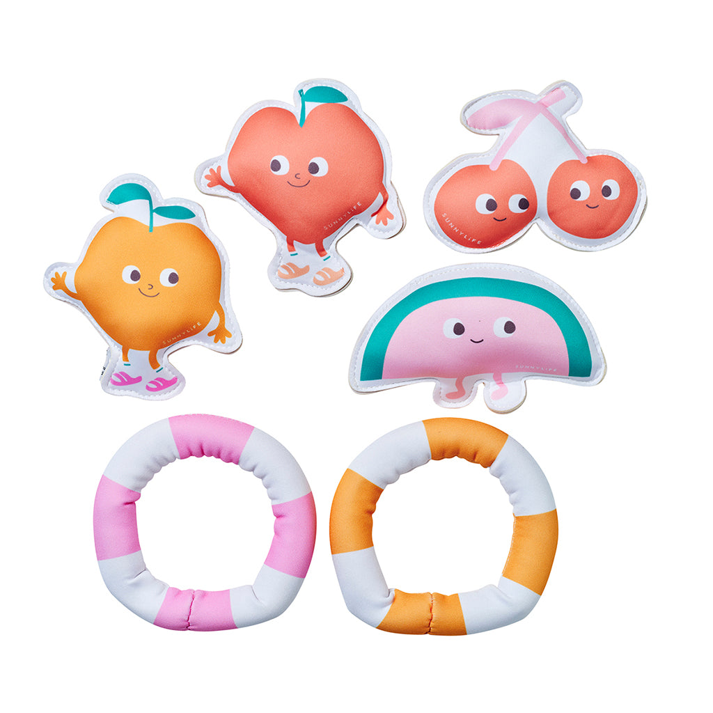 Sunnylife Dykarvänner, Peach Multi set med 6 st.