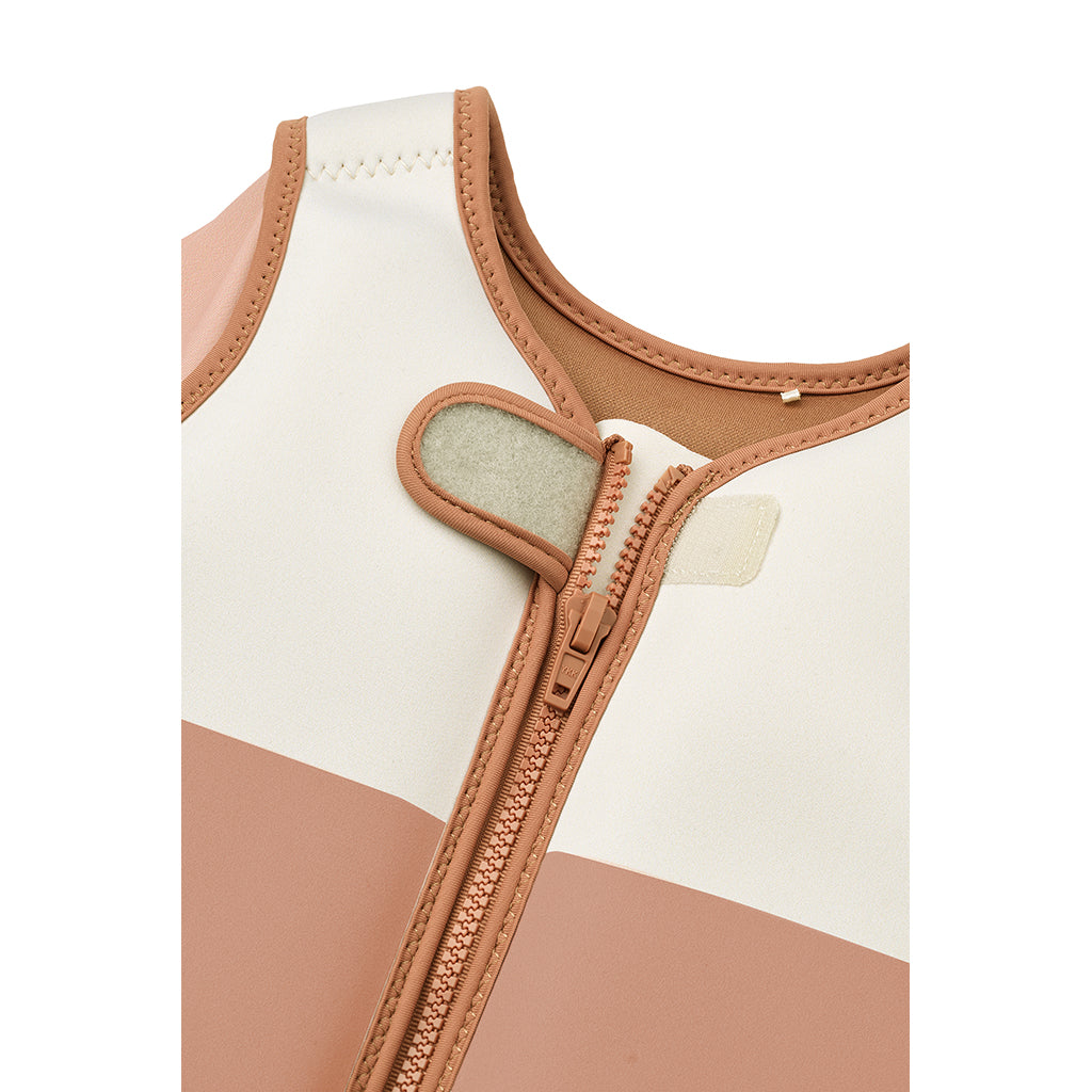 Liewood Dove simväst med långa ärmar, Tuscany rose multi mix – flera storlekar.