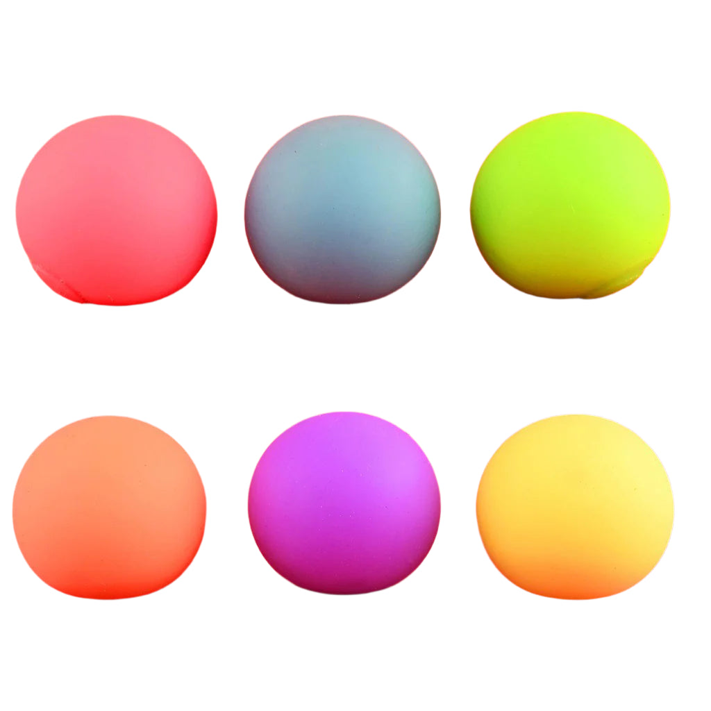 Robetoy squeeze ball, glitter – 3-pack. Neon