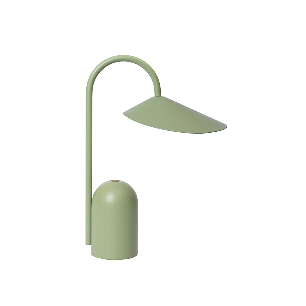 ferm Living, Arum Portabel Lampa - Tea green