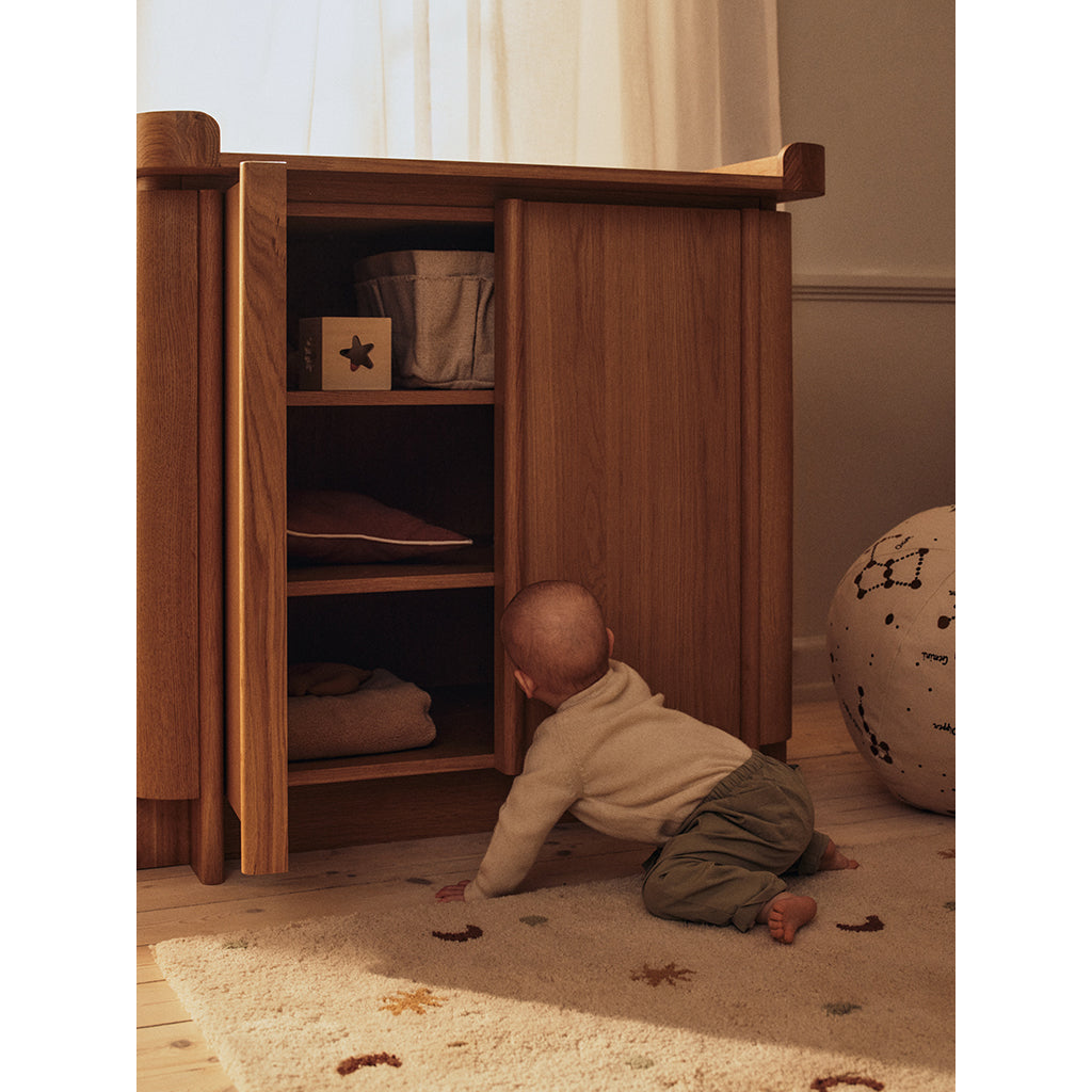 ferm Living tuftad matta, Sky - Parchment