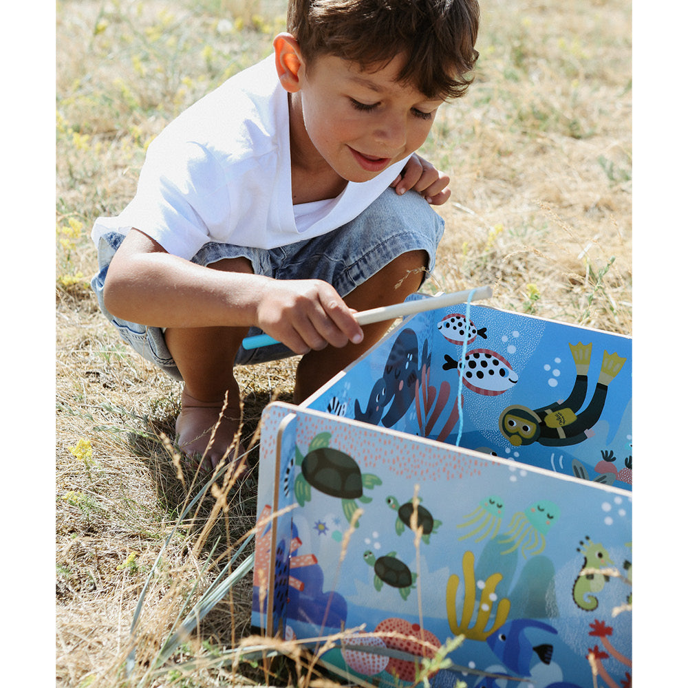 Vilac fiskspel i trä med magneter, Michelle Carlslund - Fiskedamm