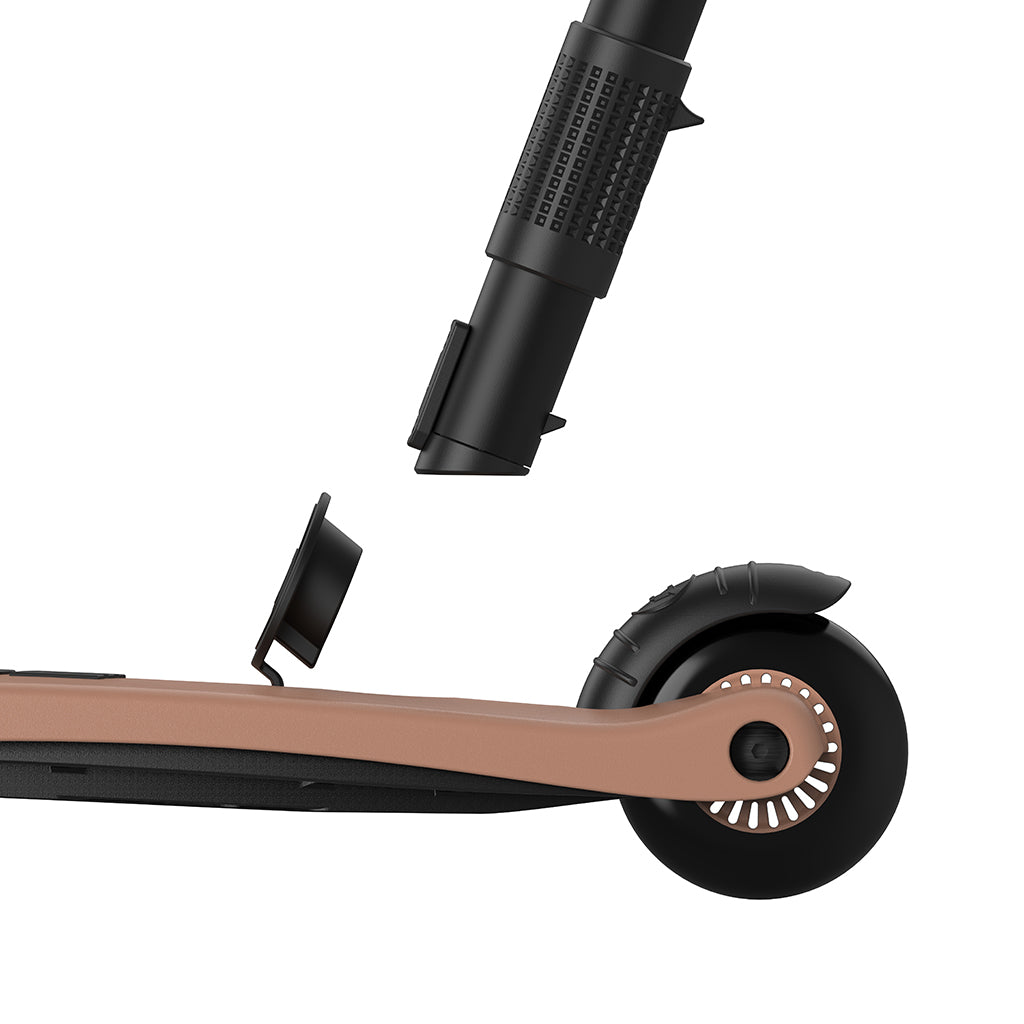 Scoot and Ride, Highway Kick 1, Push & Go sparkcykel med skjutstång - Mocha