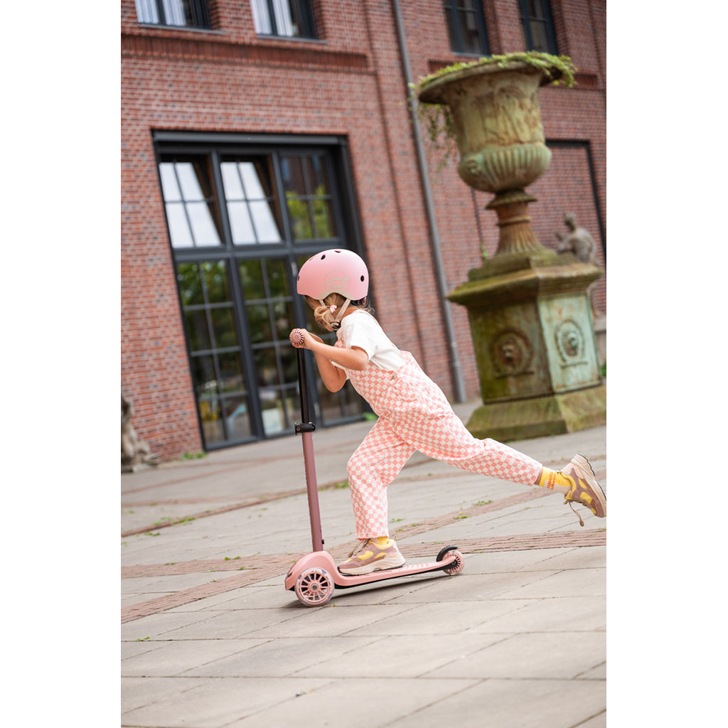 Scoot and Ride Highway Kick 3S, sparkcykel - LED Ash