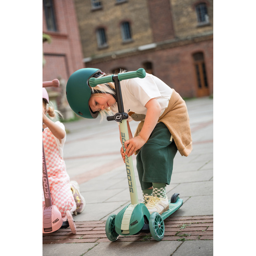 Scoot and Ride Highway Kick 3S, sparkcykel - LED Steel