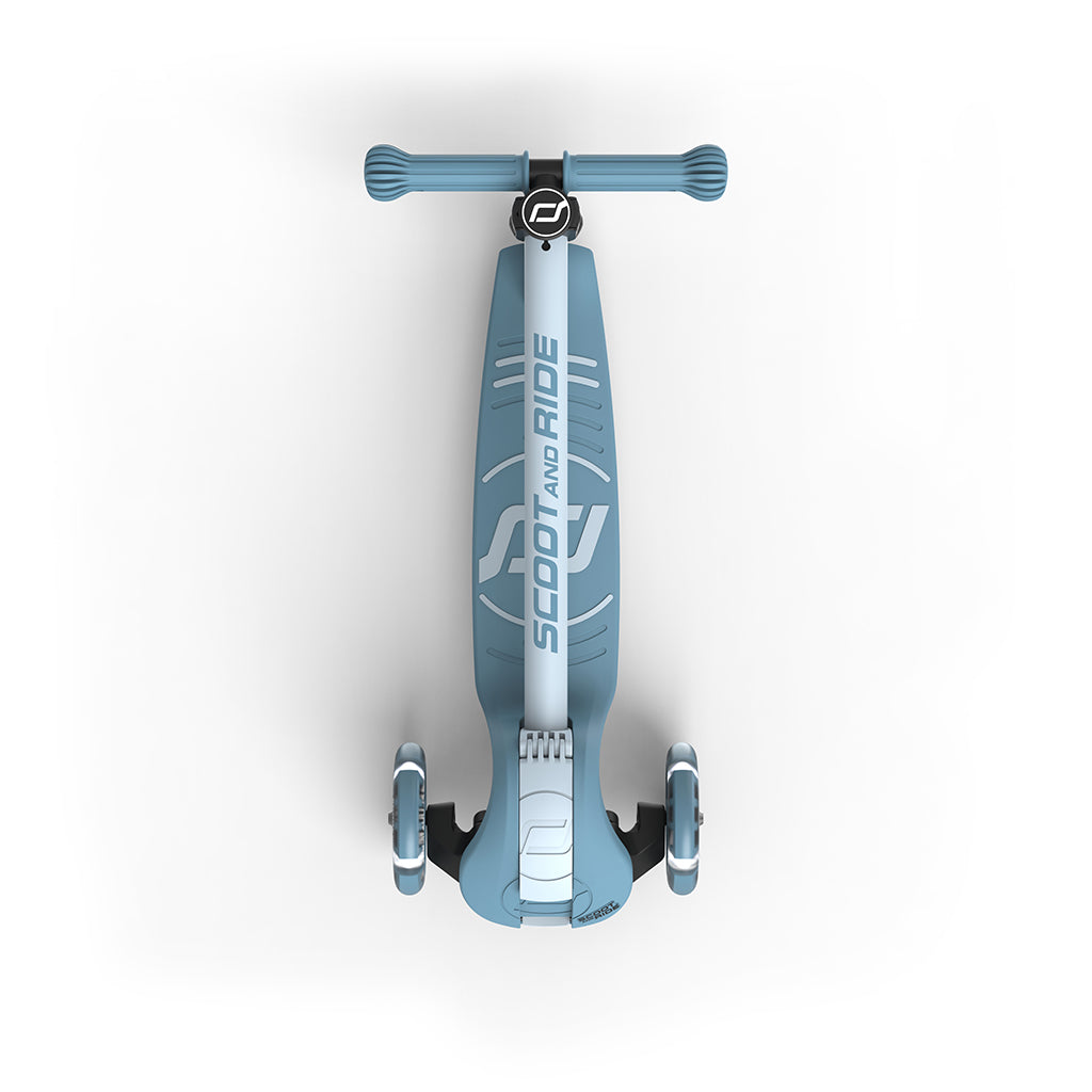 Scoot and Ride Highway Kick 3S, sparkcykel - LED Steel