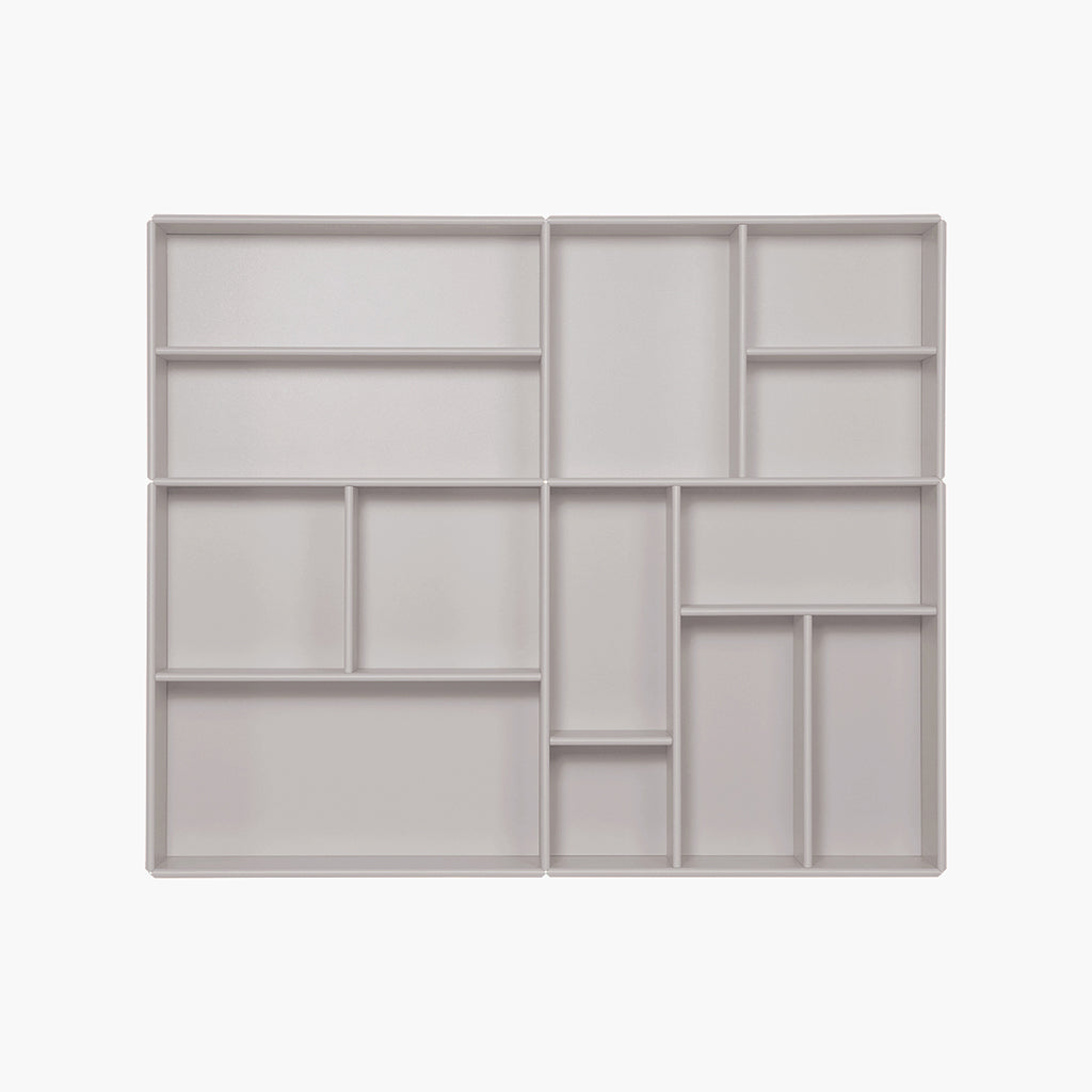 By Aulum Helena vägghylla, 117x97 cm – Mushroom