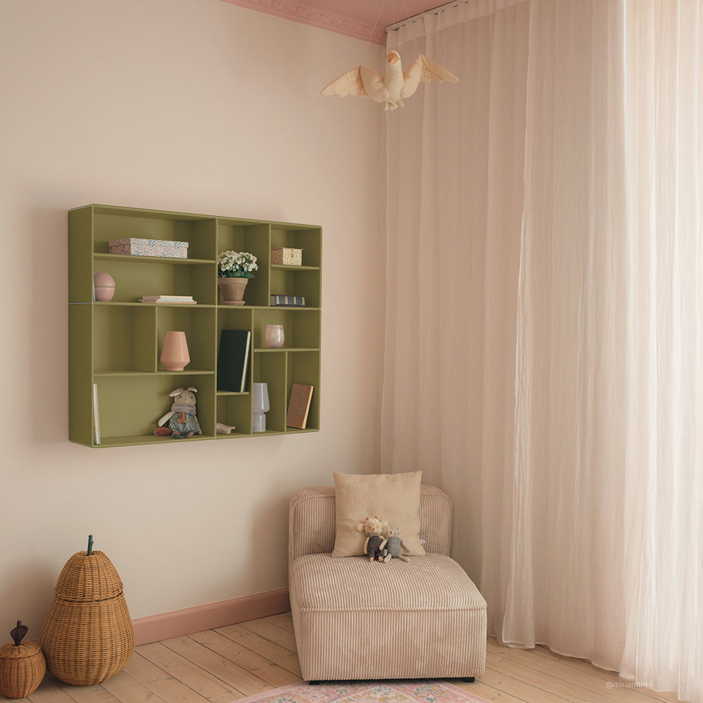 By Aulum Helena vægreol, 117x97 cm - Olive