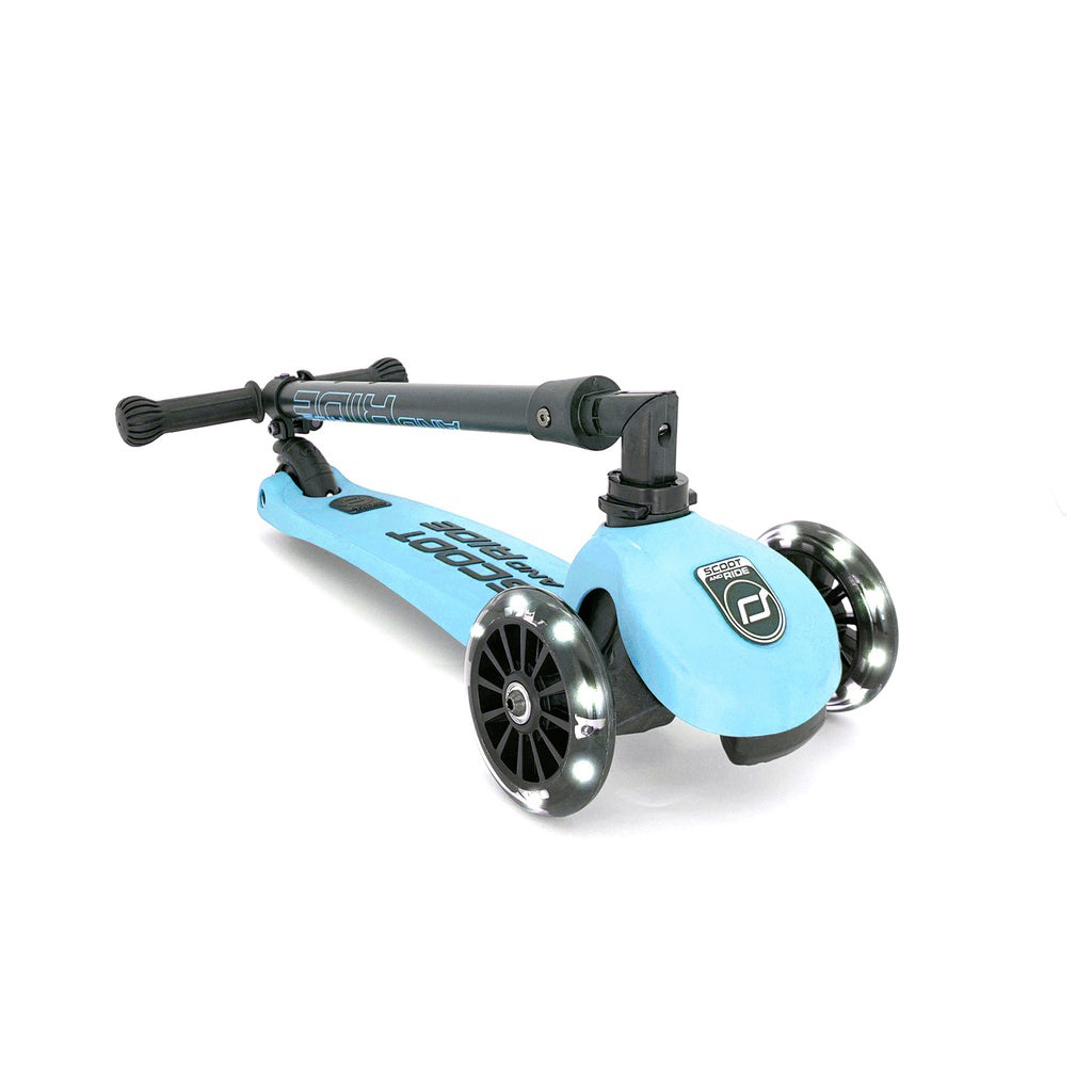 Scoot and Ride Highway Kick 3, sparkcykel - LED Blueberry