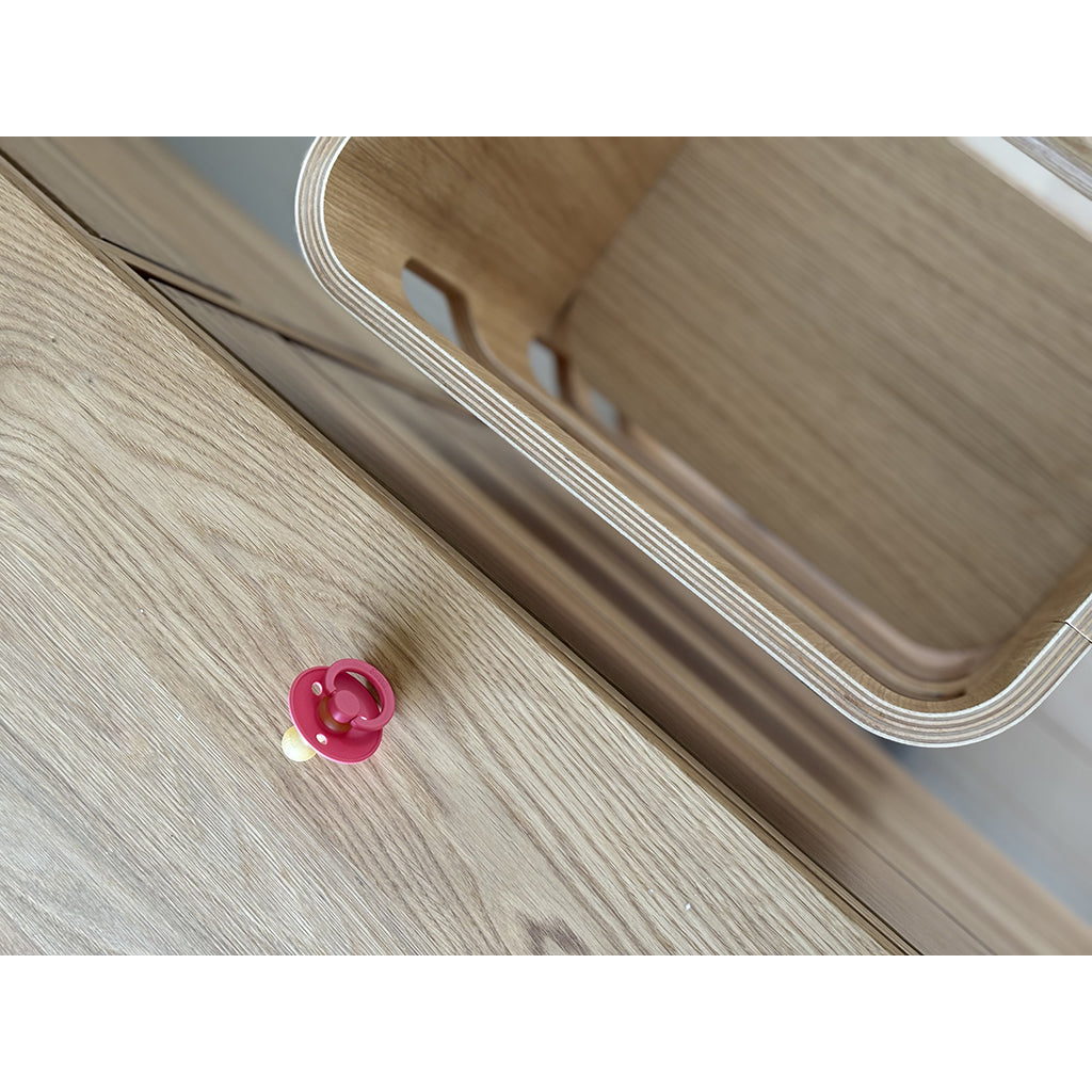 Curve-Lab, Lärotorn, Birk med yta av ekträ