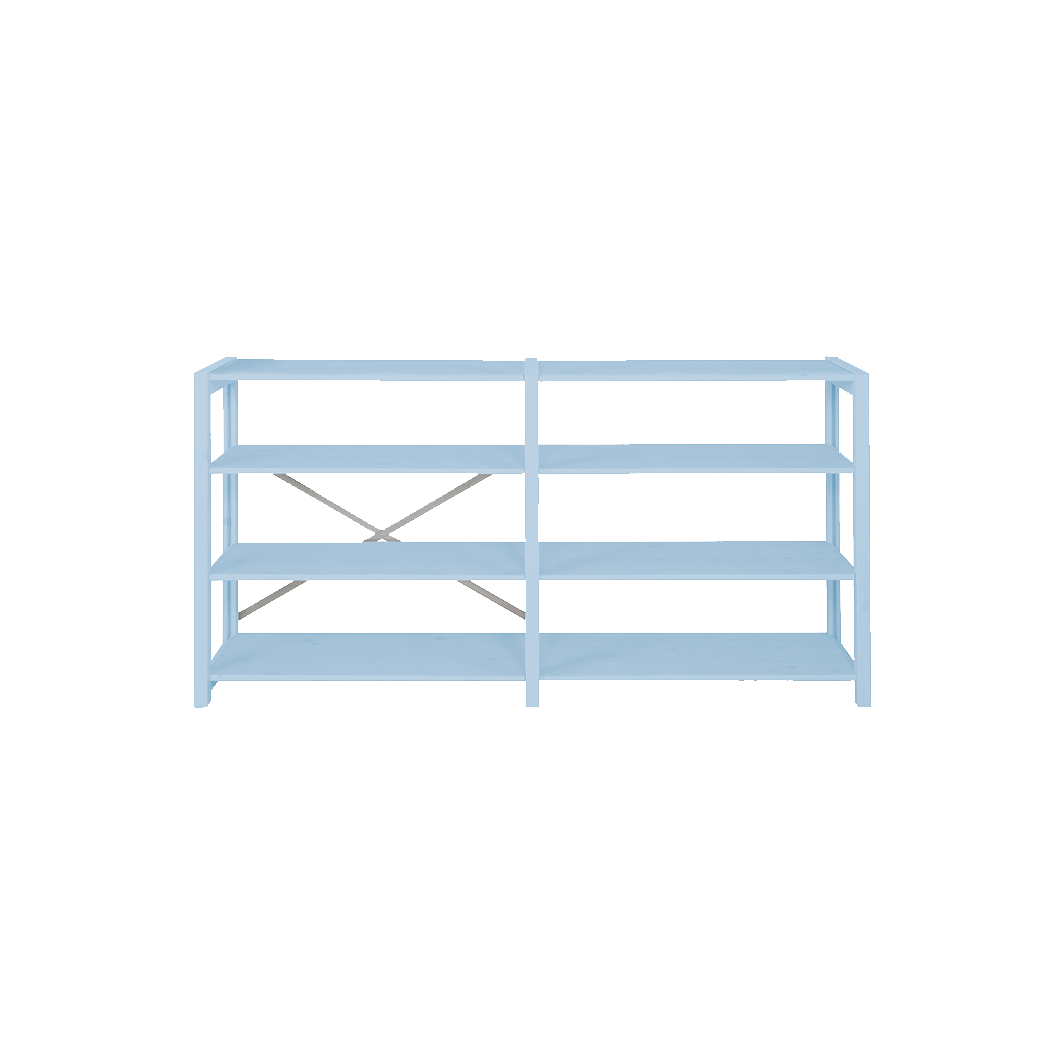 By Aulum Lyngs reol, H: 80 x B: 163 cm - Himalayan Blue