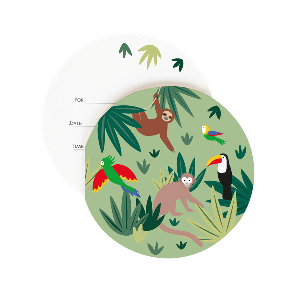 My Little Day runda inbjudningar, 8 st. Tropical