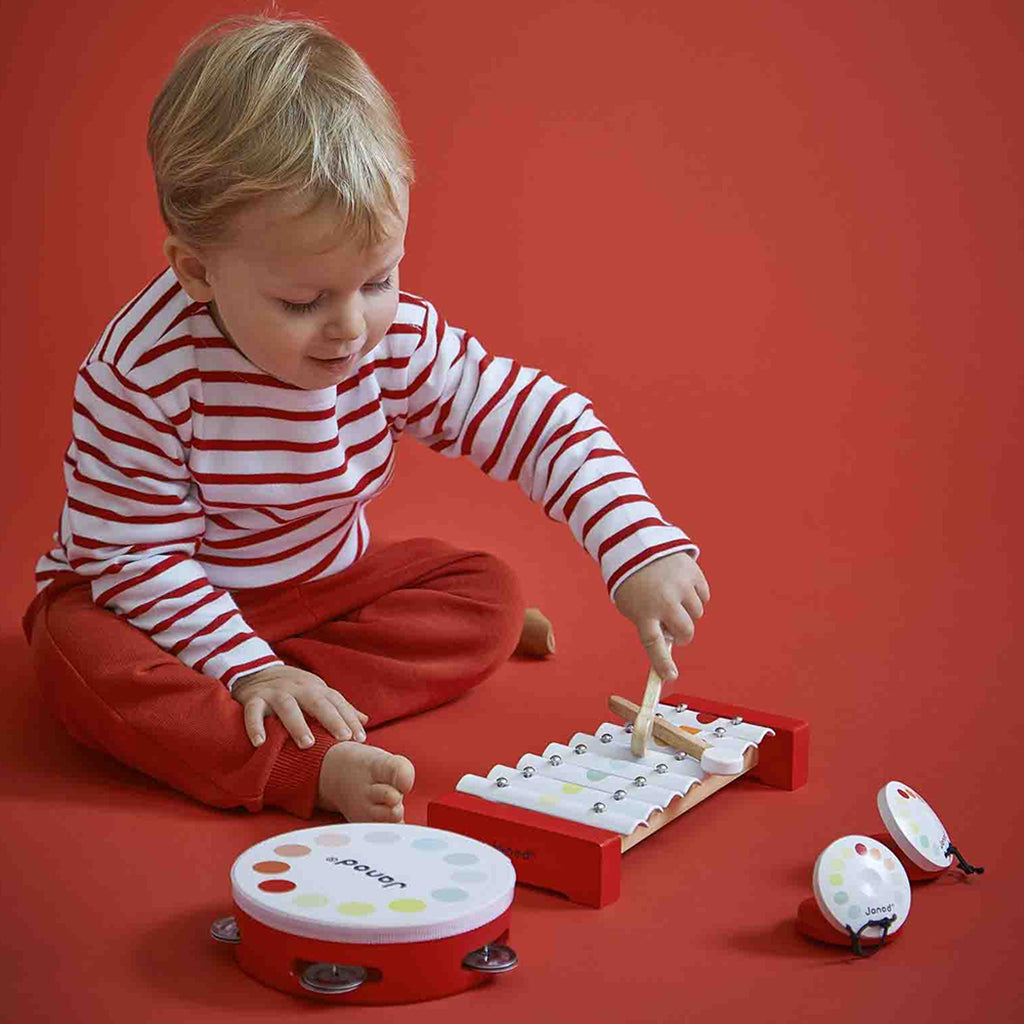 Janod Confetti set med 4 musikinstrumenter