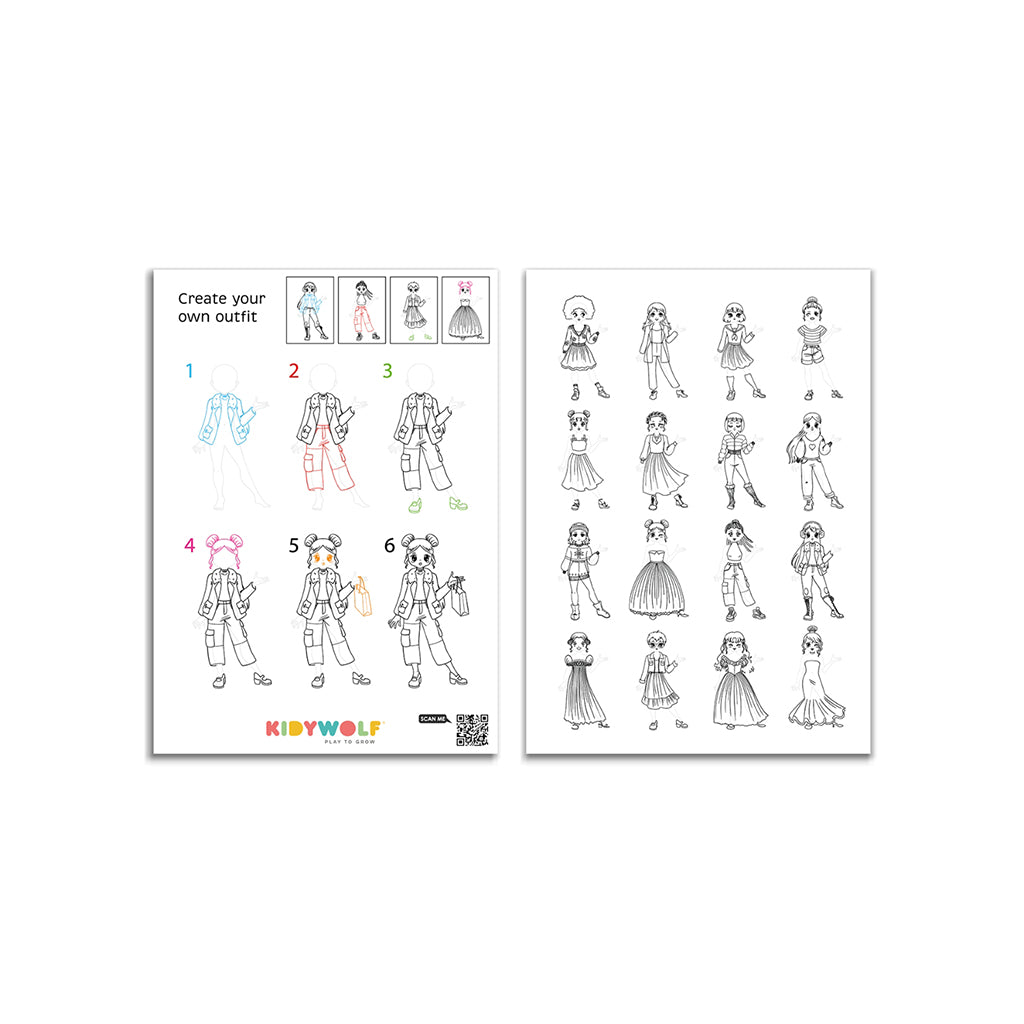 KIDYDRAW PRO - PORTABEL LJUSPLATTA FÖR MODEDESIGN