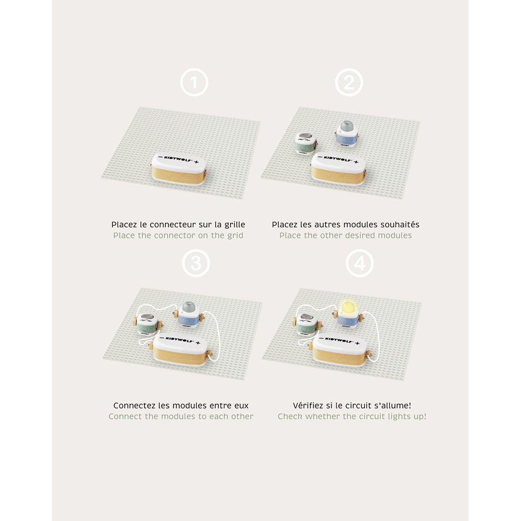 KIDYELEC-STARTER – Din första elektricitetsuppsättning – 11 delar