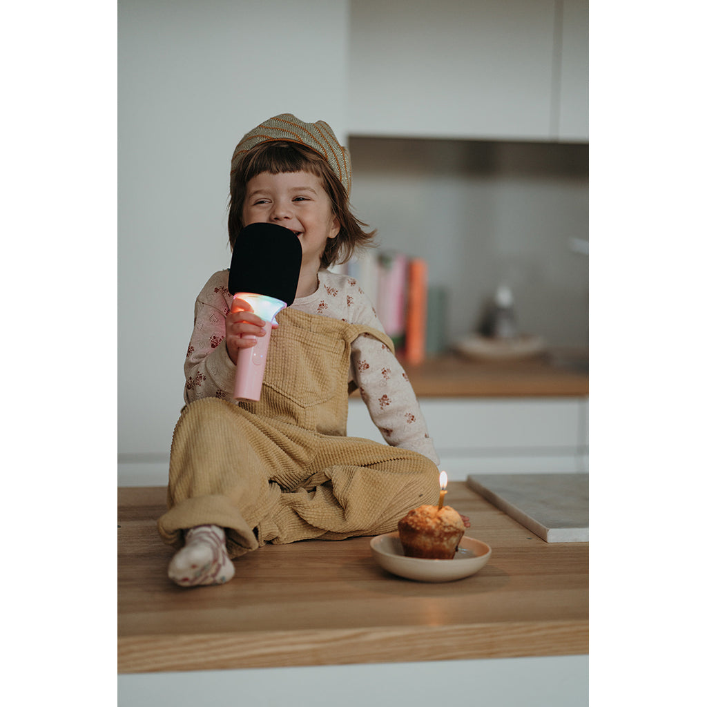 Kidymic Allt-i-ett mikrofon för karaoke och musikupplevelser, Blue