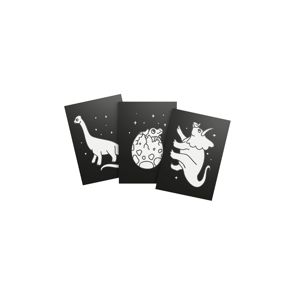 Kidyneon, DIY självlysande bilder med grön neontråd - Dinosaur