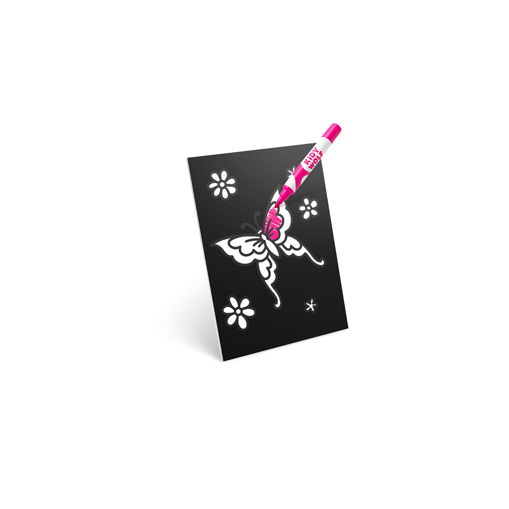 Kidyneon, DIY självlysande bilder med rosa neontråd - Once upon a time