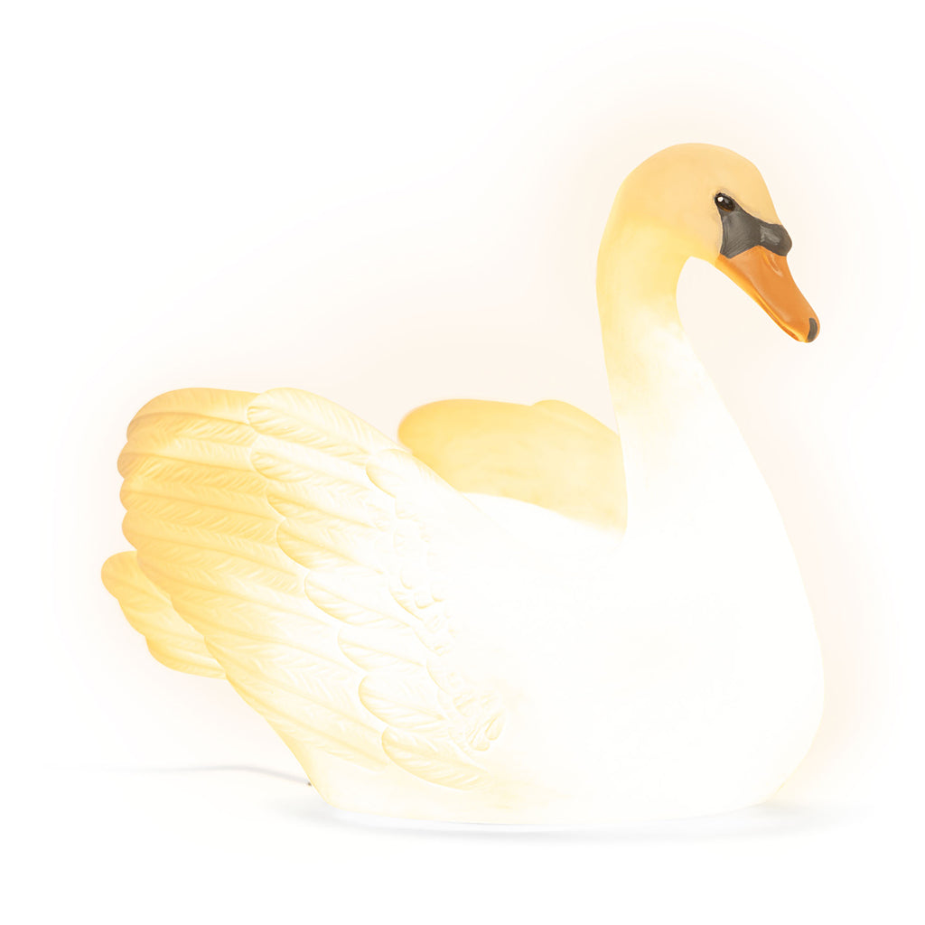 Konges Sløjd silikon LED-lampa, Swan - Beige