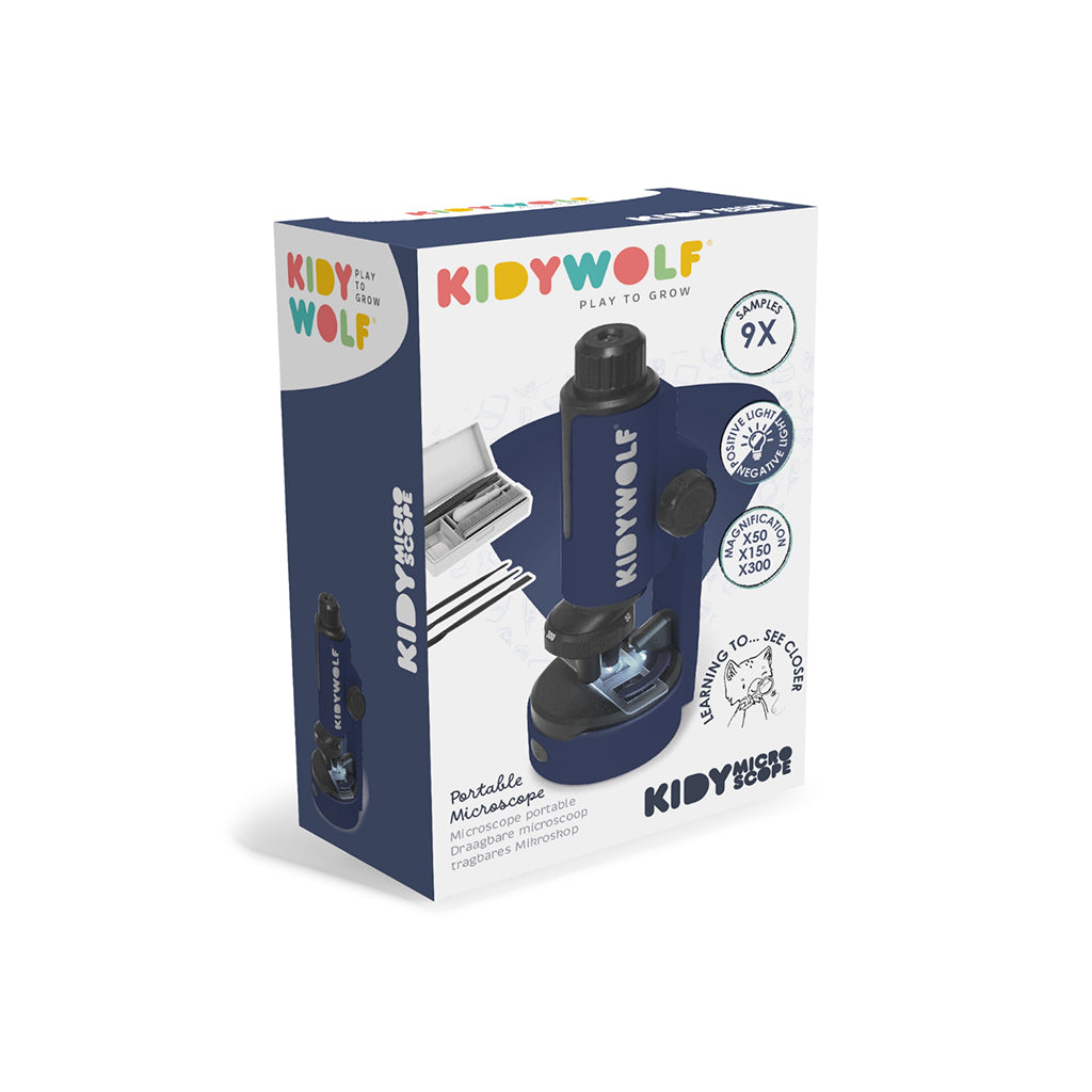 Kidywolf, Kidymicroscope - Mikroskop för barn - Blå