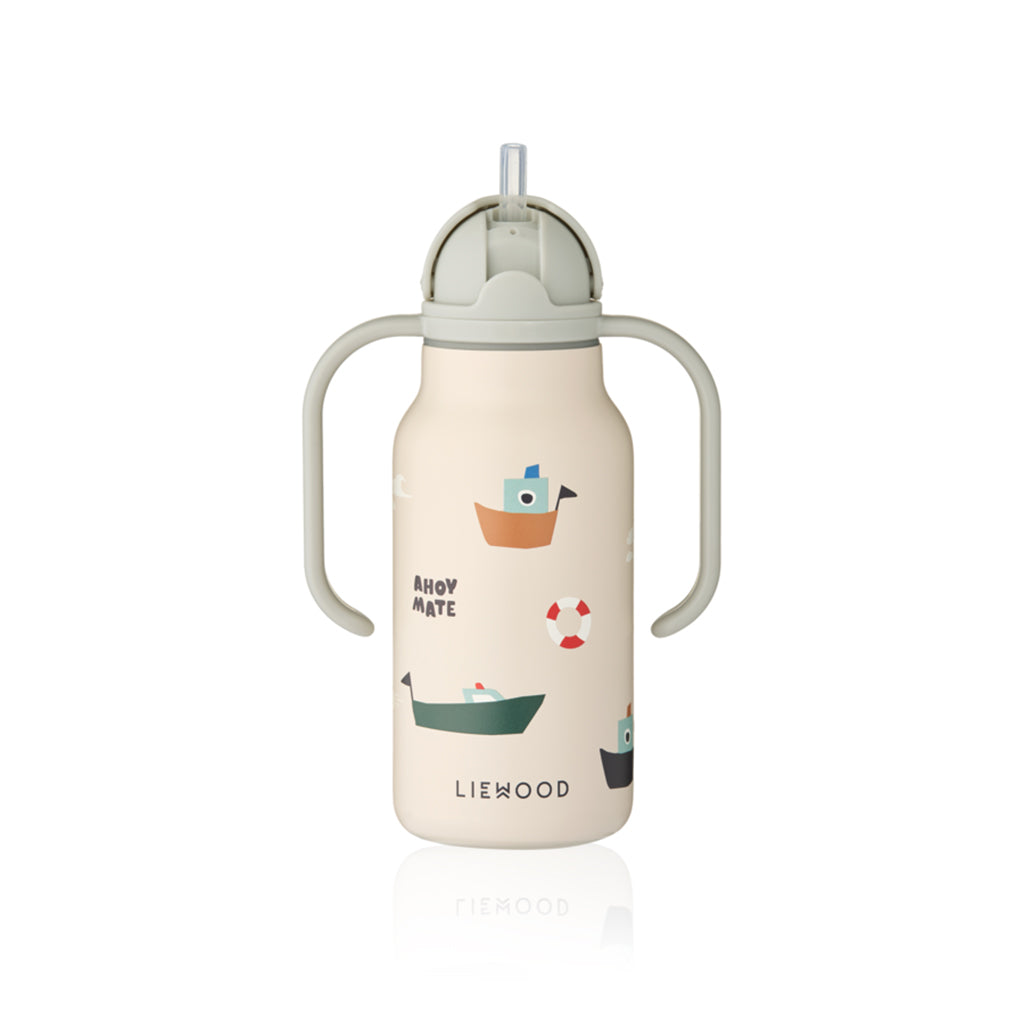 Liewood Kimmie drickflaska med handtag 250 ml - Sailing/Sandy