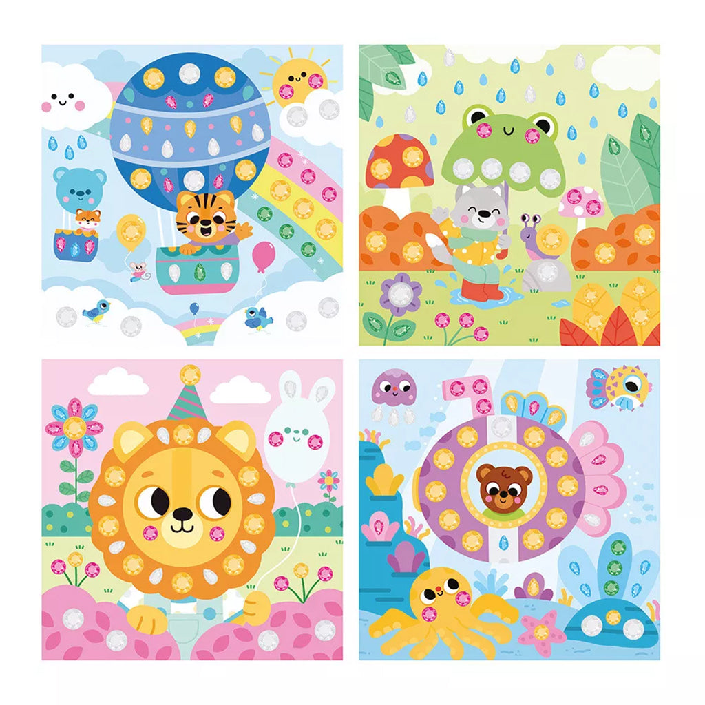 Janod Klistermosaik, Stora Rhinestones