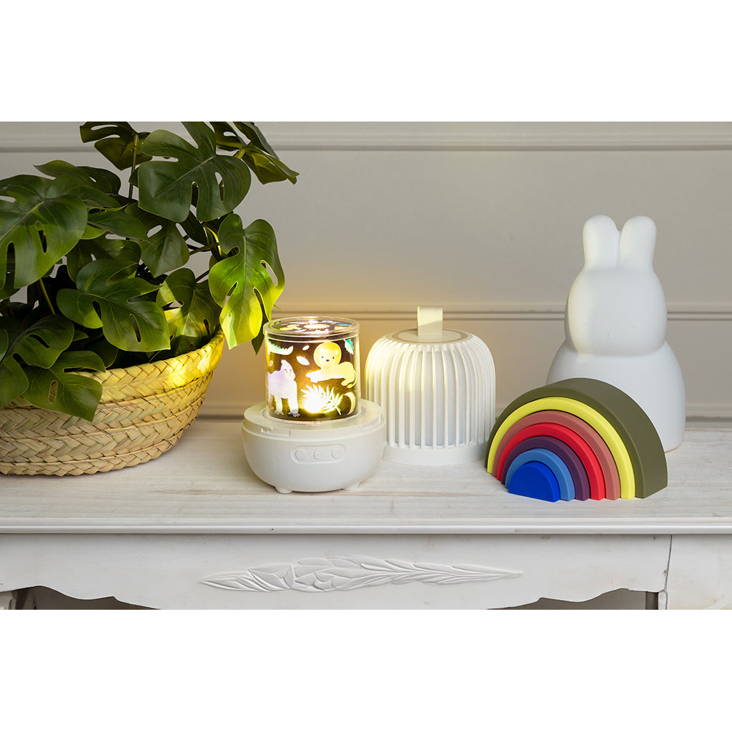 Little L, Babyleksaker i silikon, Regnbåge - Gröna, Rosa och blå toner