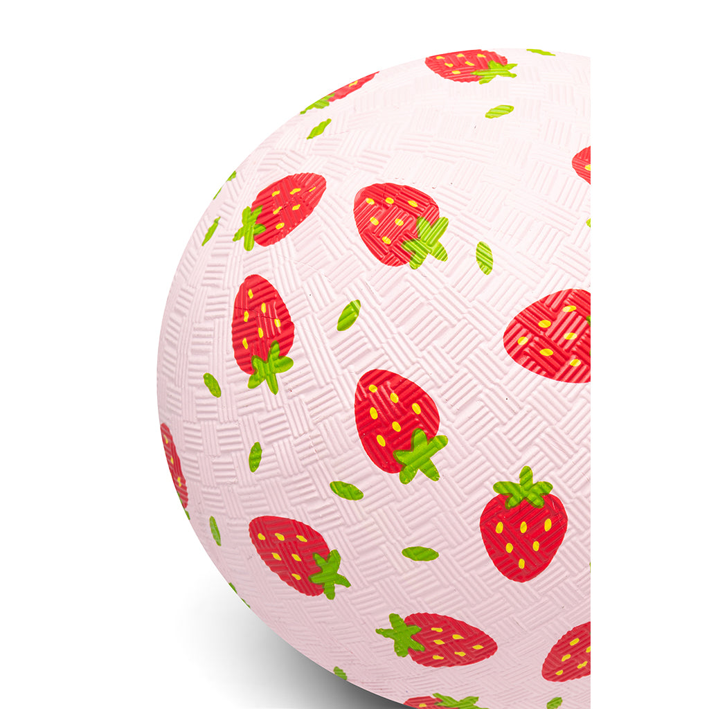 Little L, Gummibold, 13 cm - Jordgubbe
