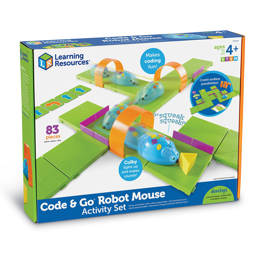 Code & Go®, Aktivitetsset med programmerbar robotmus