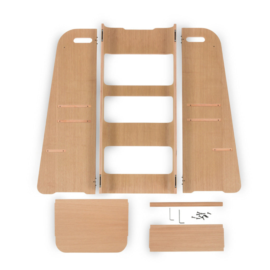 Curve-Lab, Lärotorn, Birk med yta av ekträ