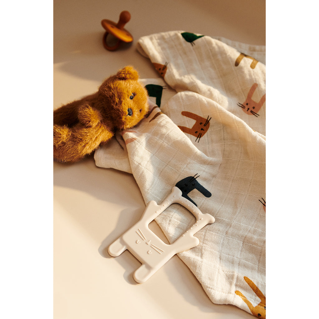 Liewood bitleksak, Jonathan, 2-pack - Sandy/ Golden caramel