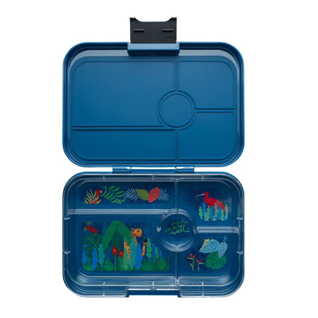 Yumbox XL madkasse m. 5 rum, Tapas - Jungle/ Blue