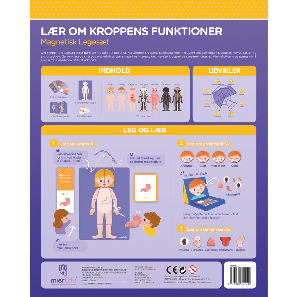 mierEdu, Magnetiskt lekset - Lär om kroppens funktioner