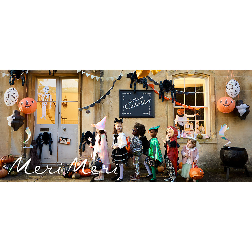 Meri Meri utklädnad, Trollkarlkostym, Blå sammet - Strl. 3-6 år