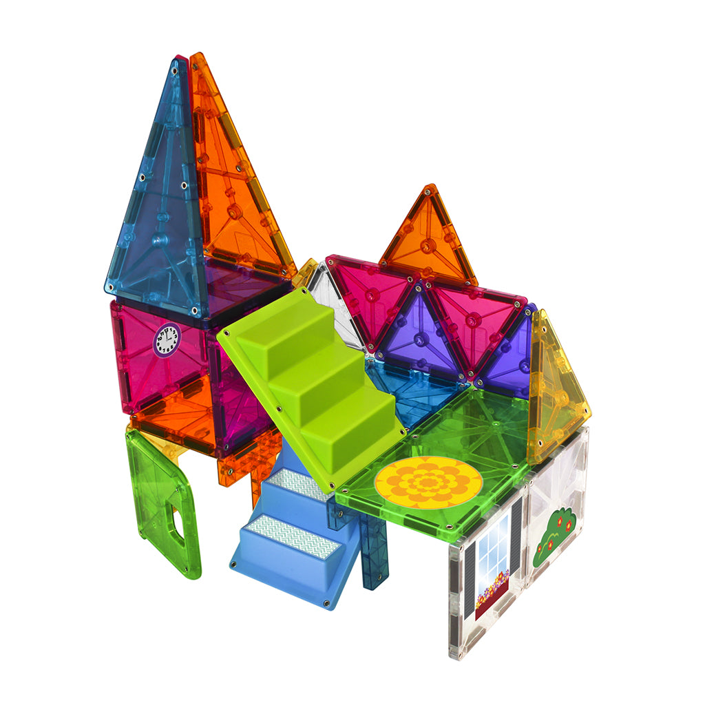 Magna-Tiles Hus, Magnetiskt byggset med 28 delar
