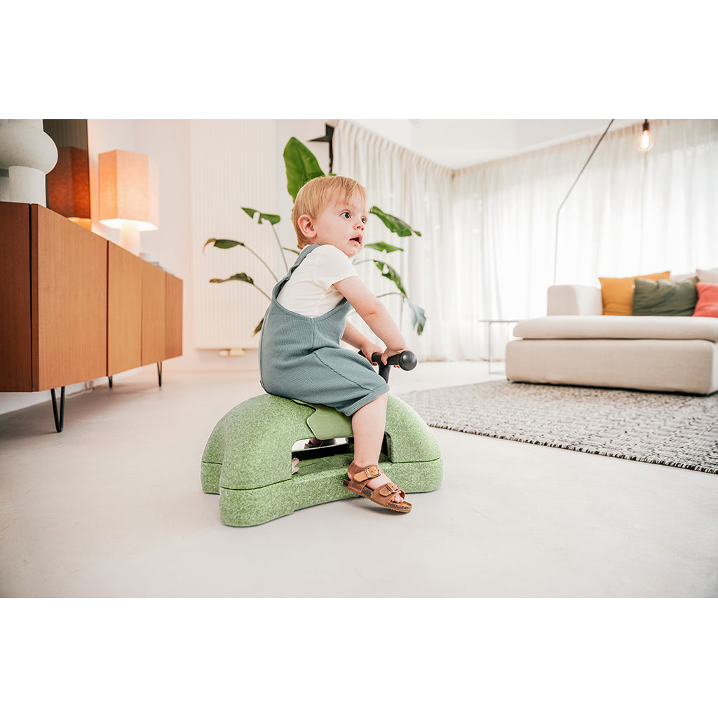 Scoot and Ride My first babywalker & ride-on, 3in1 sparkcykel - Olive