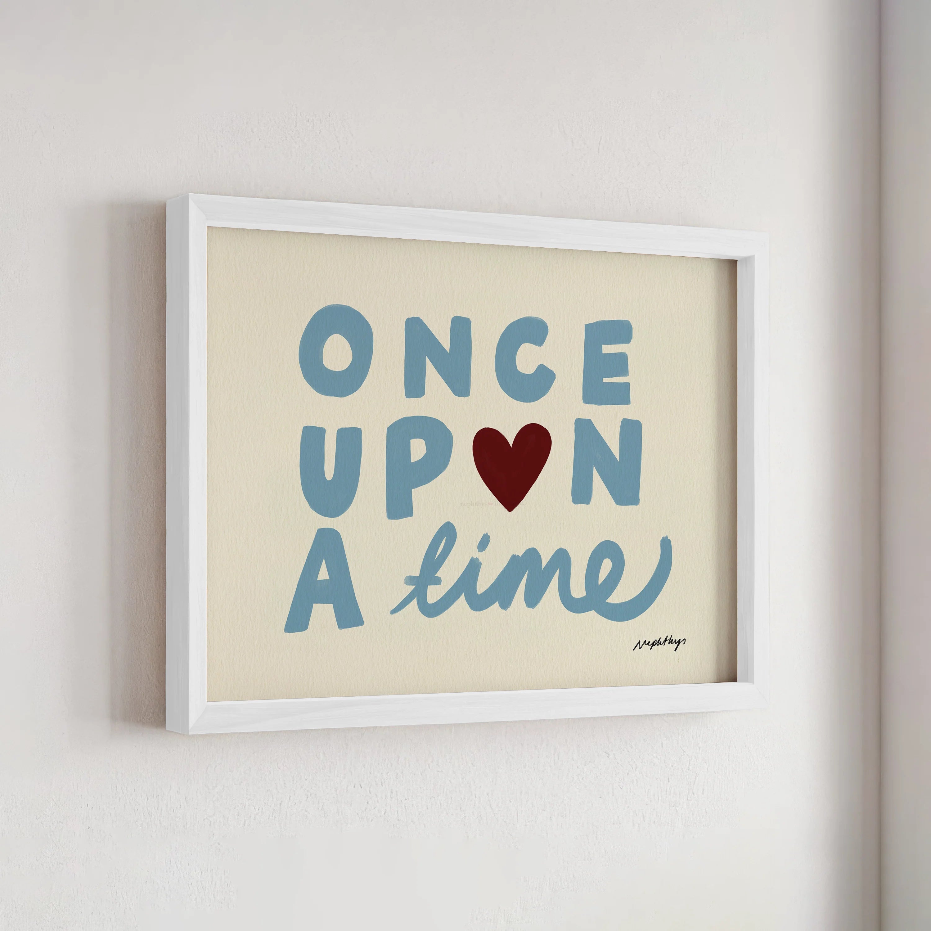 Nephthys Illustrerad affisch, Once upon a Time - A4