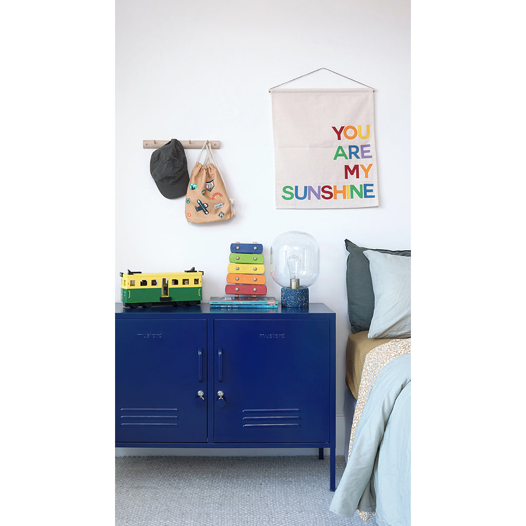 Mustard Made The Lowdown Skåp, Marinblå