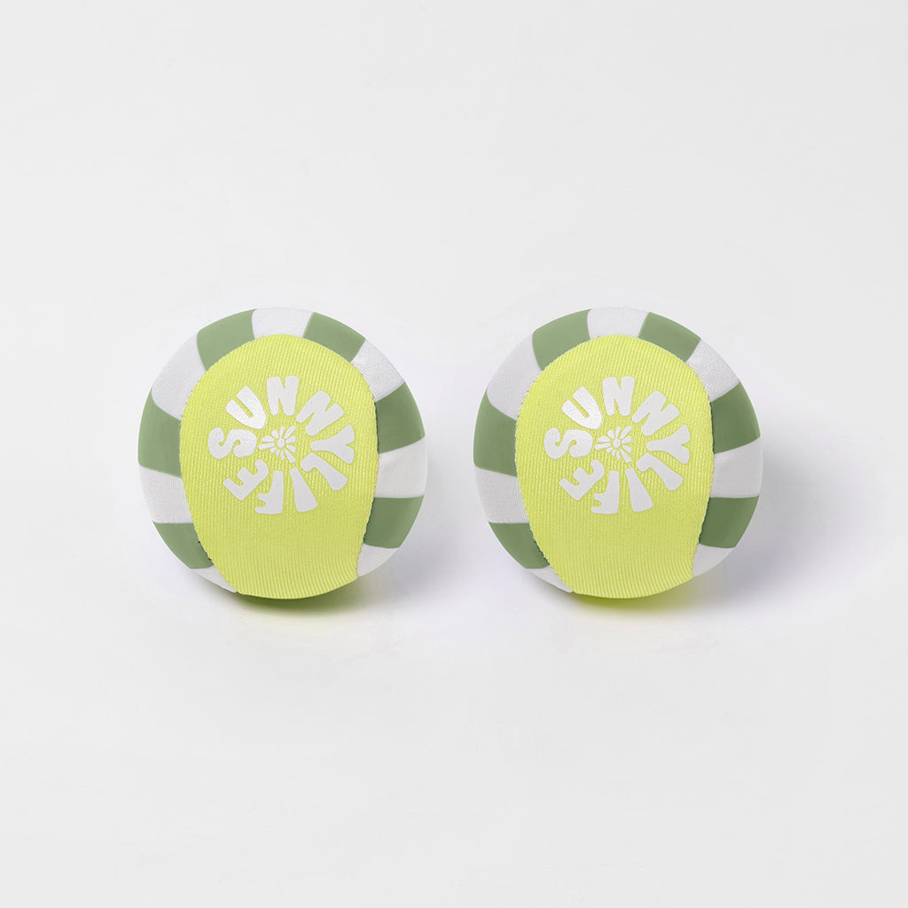 Sunnylife neoprenbollar, set med 2 st - Skim Ball Set Tides Out Citrus