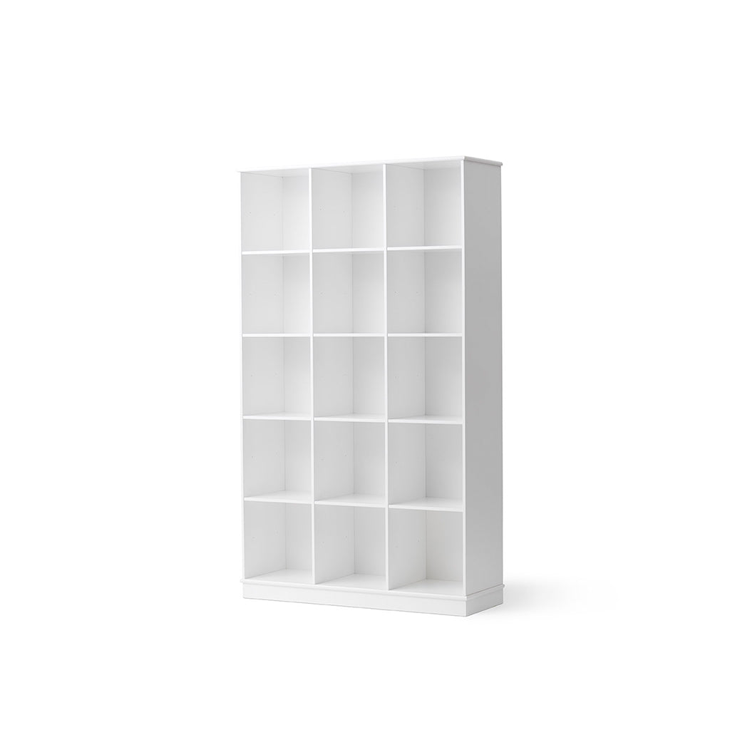 Oliver Furniture Wood hylla, 3x5 fack, vertikal med sockel