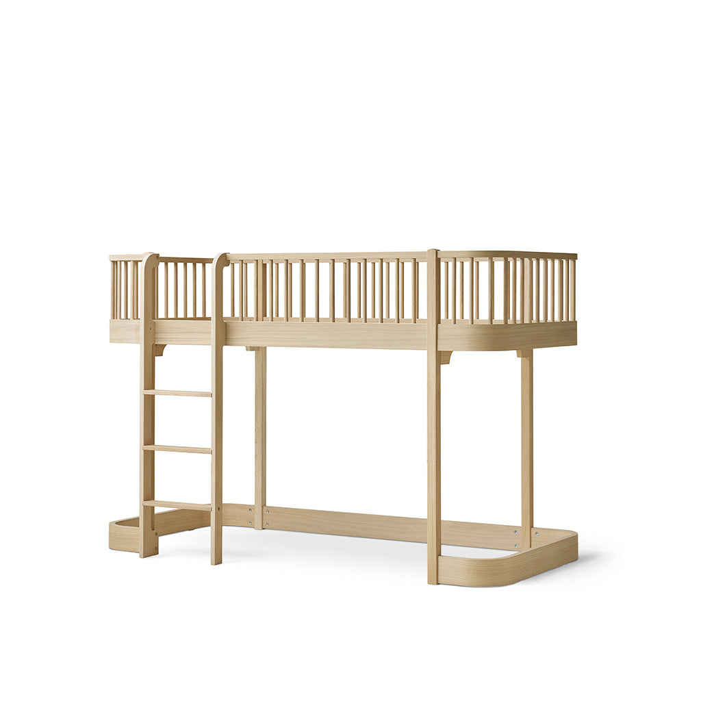 Oliver Furniture, Wood Original, halvhøj seng - Eg